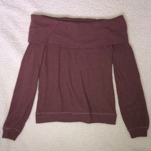 Abercrombie & Fitch Off the shoulder sweater